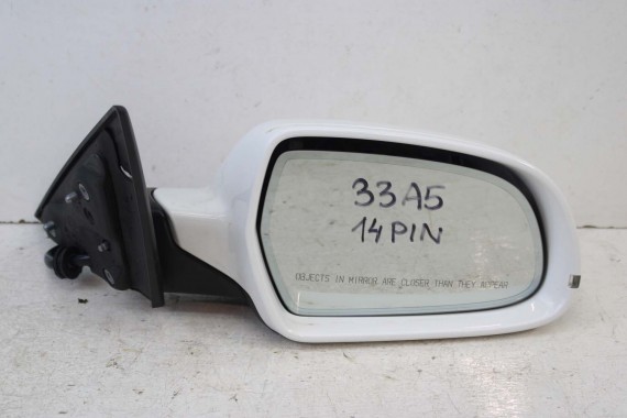 AUDI A5 SPORTBACK LUSTERKO DRZWI PRAWE 14 PIN 8T LY9C T9T9 biały pinów kabli przewodów 8T8 8T1857410 8F0857528 8K0857536