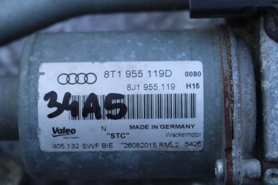 AUDI A5 MECHANIZM WYCIERACZEK 8T1955023E 8T1955119D 8T1955023 8T1955023A 8T1955023B 8T1955023C 8T0 8T podstawa 8T1955023D