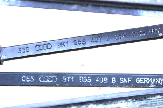 AUDI A5 RAMIĘ RAMIONA WYCIERACZKI + PIÓRA L + P 8K1955407A 8T1955408B 8T 8K1 955 407 8T1955408 8T 8T1955408A 8K1955407 8K1955407