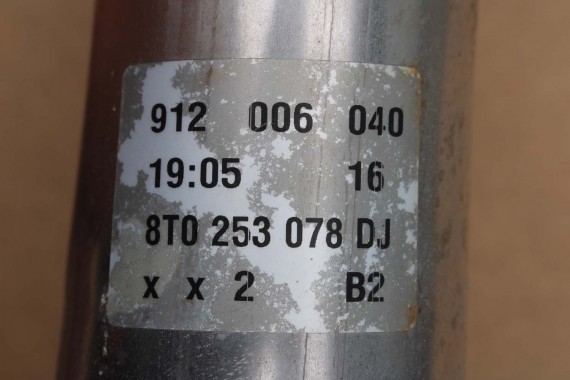 AUDI A4 A5 WYDECH 8K0253611BH 8K0253211AG TŁUMIK 8K0 253 611 BH 8K 8T B8 końcowy środkowy 8K0118 8T0253078DJ FL LIFT 2.0 TDi