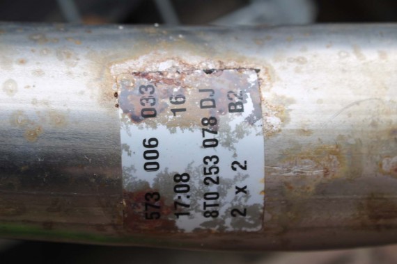 AUDI A4 A5 WYDECH 8K0253611BH 8K0253211AG TŁUMIK 8K0 253 611 BH 8K 8T B8 końcowy środkowy 8K0118 8T0253078DJ FL LIFT 2.0 TDi