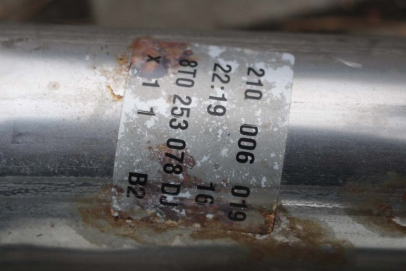 AUDI A4 A5 WYDECH 8K0253611BH 8K0253211AG TŁUMIK 8K0 253 611 BH 8K 8T B8 końcowy środkowy 8K0118 8T0253078DJ FL LIFT 2.0 TDi