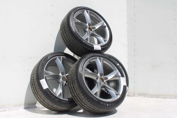 AUDI A4 A5 FELGI 19 cali OPONY KOŁA felga 8T0601025CK 8.5J*19H2 ET32 opona PIRELLI PZERO 255/35/19 96Y lato 8K B8 8T 8T0601025CK