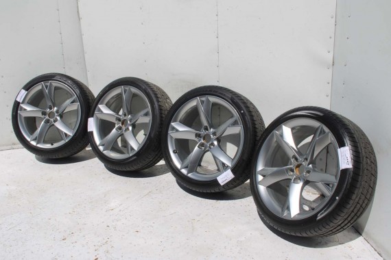 AUDI A4 A5 FELGI 19 cali OPONY KOŁA felga 8T0601025CK 8.5J*19H2 ET32 opona PIRELLI PZERO 255/35/19 96Y lato 8K B8 8T 8T0601025CK