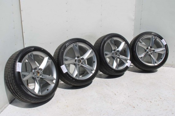 AUDI A4 A5 FELGI 19 cali OPONY KOŁA felga 8T0601025CK 8.5J*19H2 ET32 opona PIRELLI PZERO 255/35/19 96Y lato 8K B8 8T 8T0601025CK