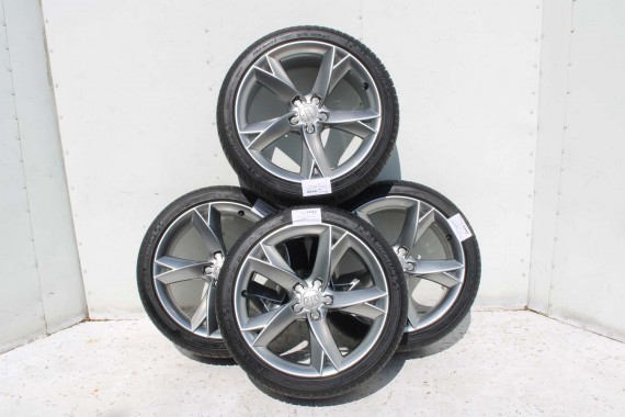 AUDI A4 A5 FELGI 19 cali OPONY KOŁA felga 8T0601025CK 8.5J*19H2 ET32 opona Michelin Pilot Sport 37 255/35/19 96Y lato 8K B8 8T