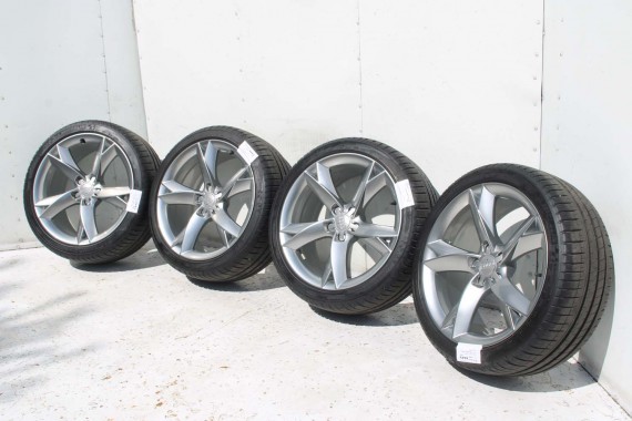 AUDI A4 A5 FELGI 19 cali OPONY KOŁA felga 8T0601025CK 8.5J*19H2 ET32 opona Michelin Pilot Sport 37 255/35/19 96Y lato 8K B8 8T