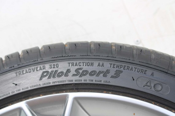 AUDI A4 A5 FELGI 19 cali OPONY KOŁA felga 8T0601025CK 8.5J*19H2 ET32 opona Michelin Pilot Sport 37 255/35/19 96Y lato 8K B8 8T