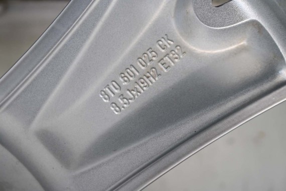 AUDI A4 A5 FELGI 19 cali OPONY KOŁA felga 8T0601025CK 8.5J*19H2 ET32 opona Michelin Pilot Sport 37 255/35/19 96Y lato 8K B8 8T