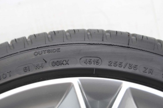 AUDI A4 A5 FELGI 19 cali OPONY KOŁA felga 8T0601025CK 8.5J*19H2 ET32 opona Michelin Pilot Sport 37 255/35/19 96Y lato 8K B8 8T