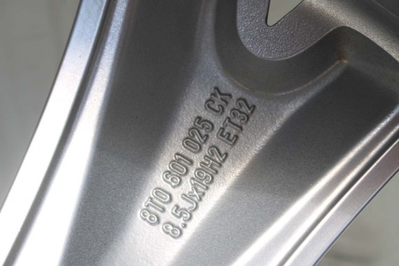 AUDI A4 A5 FELGI 19 cali OPONY KOŁA felga 8T0601025CK 8.5J*19H2 ET32 opona Michelin Pilot Sport 37 255/35/19 96Y lato 8K B8 8T