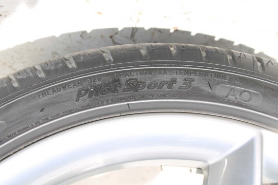 AUDI A4 A5 FELGI 19 cali OPONY KOŁA felga 8T0601025CK 8.5J*19H2 ET32 opona Michelin Pilot Sport 37 255/35/19 96Y lato 8K B8 8T