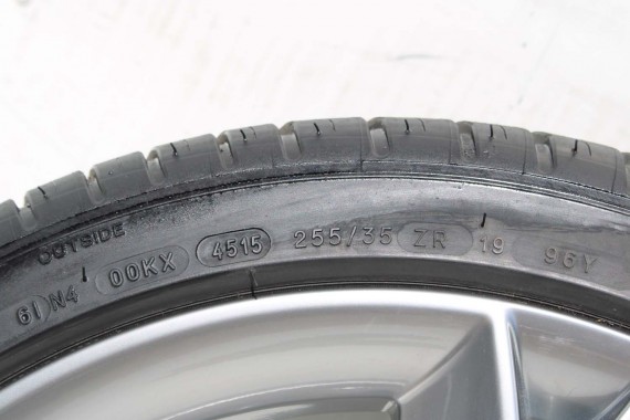 AUDI A4 A5 FELGI 19 cali OPONY KOŁA felga 8T0601025CK 8.5J*19H2 ET32 opona Michelin Pilot Sport 37 255/35/19 96Y lato 8K B8 8T