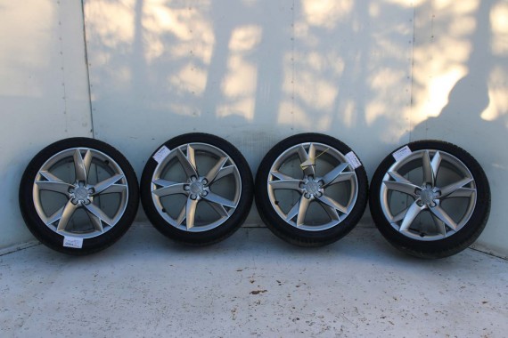 AUDI A4 A5 FELGI 19 cali OPONY KOŁA felga 8T0601025CK 8.5J*19H2 ET32 opona Michelin Pilot Sport 37 255/35/19 96Y lato 8K B8 8T