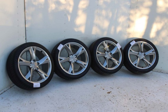 AUDI A4 A5 FELGI 19 cali OPONY KOŁA felga 8T0601025CK 8.5J*19H2 ET32 opona Michelin Pilot Sport 37 255/35/19 96Y lato 8K B8 8T