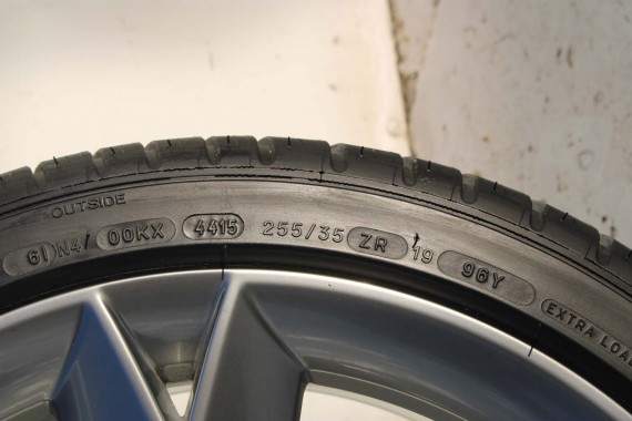 AUDI A4 A5 FELGI 19 cali OPONY KOŁA felga 8T0601025CK 8.5J*19H2 ET32 opona Michelin Pilot Sport 37 255/35/19 96Y lato 8K B8 8T