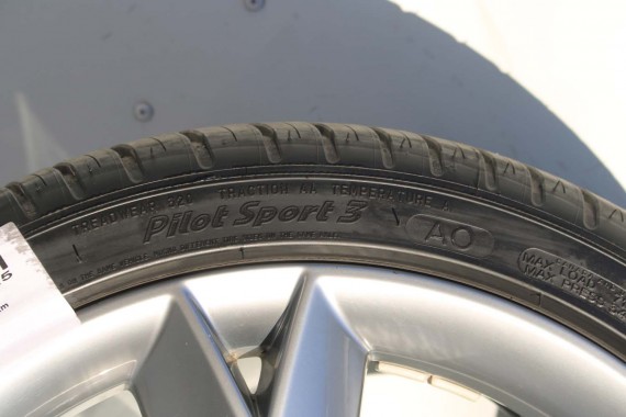 AUDI A4 A5 FELGI 19 cali OPONY KOŁA felga 8T0601025CK 8.5J*19H2 ET32 opona Michelin Pilot Sport 37 255/35/19 96Y lato 8K B8 8T