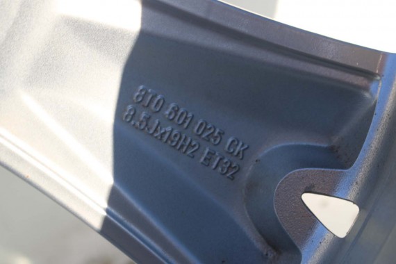 AUDI A4 A5 FELGI 19 cali OPONY KOŁA felga 8T0601025CK 8.5J*19H2 ET32 opona Michelin Pilot Sport 37 255/35/19 96Y lato 8K B8 8T