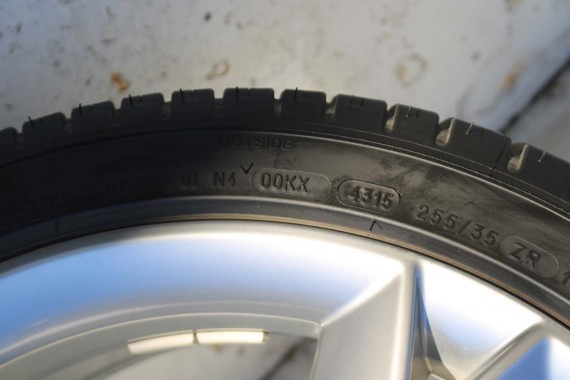 AUDI A4 A5 FELGI 19 cali OPONY KOŁA felga 8T0601025CK 8.5J*19H2 ET32 opona Michelin Pilot Sport 37 255/35/19 96Y lato 8K B8 8T