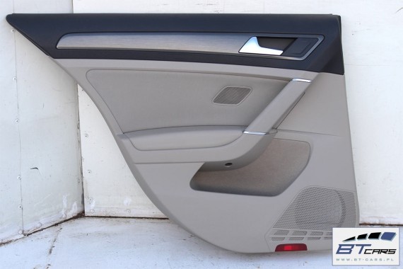 VW GOLF 7 VII BOCZEK BOCZKI DRZWI drzwiowe tapicerka 5G 5G4 KOMPLET BOCZKÓW mocca welur welurowe mokka