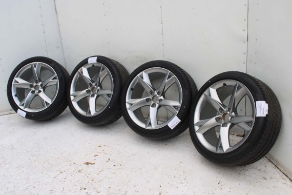 AUDI A4 A5 FELGI 19 cali OPONY KOŁA felga 8T0601025CK 8.5J*19H2 ET32 opona PIRELLI PZERO 255/35/19 96Y lato 8K B8 8T 8T0601025CK