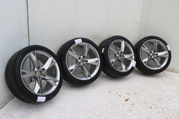 AUDI A4 A5 FELGI 19 cali OPONY KOŁA felga 8T0601025CK 8.5J*19H2 ET32 opona PIRELLI PZERO 255/35/19 96Y lato 8K B8 8T 8T0601025CK