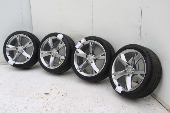 AUDI A4 A5 FELGI 19 cali OPONY KOŁA felga 8T0601025CK 8.5J*19H2 ET32 opona PIRELLI PZERO 255/35/19 96Y lato 8K B8 8T 8T0601025CK