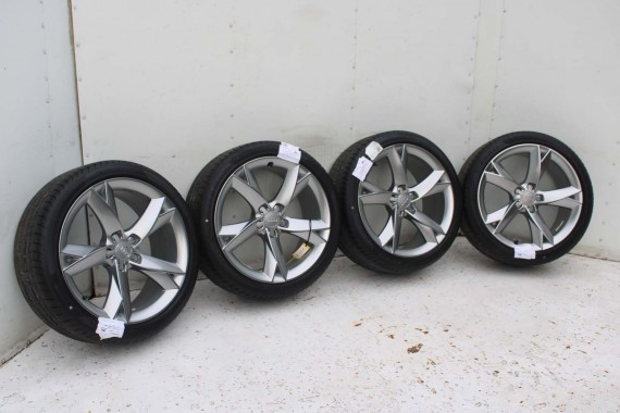 AUDI A4 A5 FELGI 19 cali OPONY KOŁA felga 8T0601025CK 8.5J*19H2 ET32 opona PIRELLI PZERO 255/35/19 96Y lato 8K B8 8T 8T0601025CK