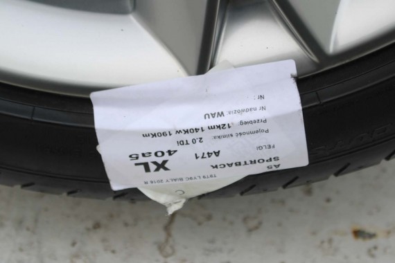 AUDI A4 A5 FELGI 19 cali OPONY KOŁA felga 8T0601025CK 8.5J*19H2 ET32 opona PIRELLI PZERO 255/35/19 96Y lato 8K B8 8T 8T0601025CK