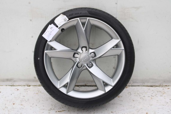 AUDI A4 A5 FELGI 19 cali OPONY KOŁA felga 8T0601025CK 8.5J*19H2 ET32 opona PIRELLI PZERO 255/35/19 96Y lato 8K B8 8T 8T0601025CK
