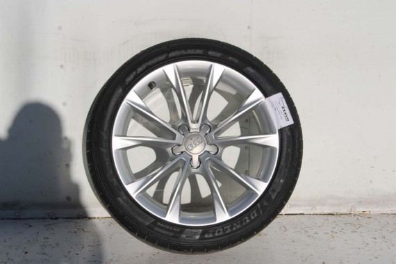 AUDI A4 A5 FELGI 18 cali OPONY KOŁA felga 8T0601025CA 8.5J*18H2 ET29 opona DUNLOP SP SPORT MAXX 245/40/18 93Y lato 8T0601025