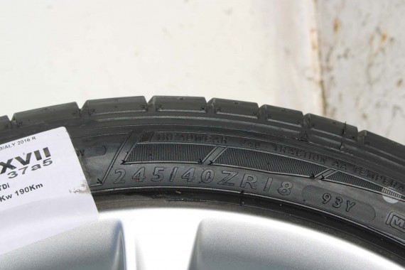 AUDI A4 A5 FELGI 18 cali OPONY KOŁA felga 8T0601025CA 8.5J*18H2 ET29 opona DUNLOP SP SPORT MAXX 245/40/18 93Y lato 8T0601025