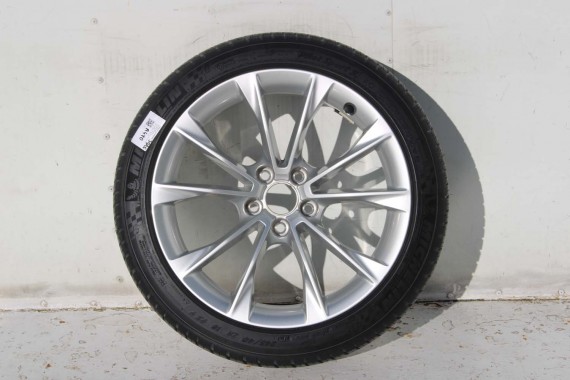 AUDI A4 A5 FELGI 18 cali OPONY KOŁA felga 8T0601025CA 8.5J*18H2 ET29 opona Michelin Pilot Sport 37 245/40/18 93Y lato 8T0601025
