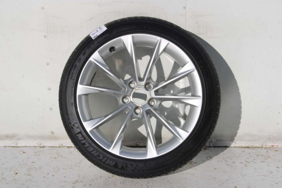 AUDI A4 A5 FELGI 18 cali OPONY KOŁA felga 8T0601025CA 8.5J*18H2 ET29 opona Michelin Pilot Sport 37 245/40/18 93Y lato 8T0601025