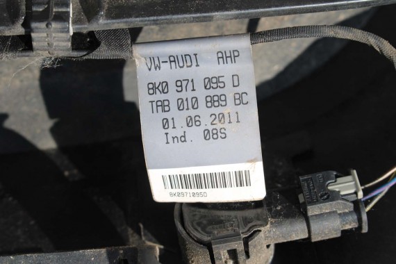 AUDI A5 LIFT PRZÓD 8T LY9T maska błotniki zderzak przedni błotnik lampy S-LINE 0E0E Czarny  8T0823029 8T0821105 8T0821106 0e Y9T