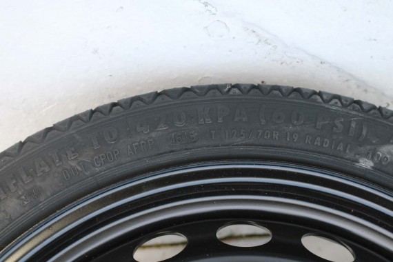 AUDI A4 A5 KOŁO DOJAZDOWE 8K0601027F DOJAZDÓWKA ZAPAS 8K0601027D 4B*19H2 ET29 5x112 CONTINENTAL CST17 125/70/19 100M 8K B8 8T 8F