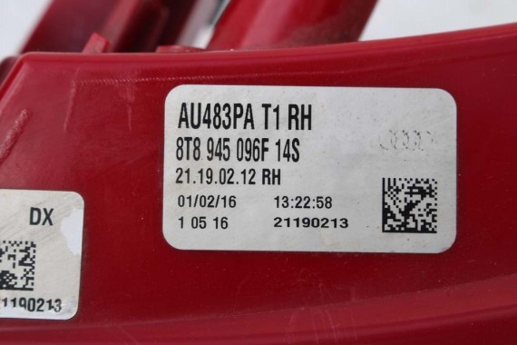 AUDI A5 SPORTBACK LAMPA TYŁ LAMPY TYLNE 8T8945095F 8T8945096F 8T0945093C 8T0945094C 8T8945095F 8T8945096F 8T0945093C 8T0945094C