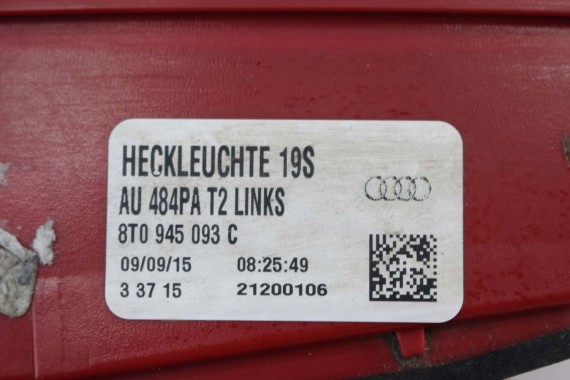 AUDI A5 SPORTBACK LAMPA TYŁ LAMPY TYLNE 8T8945095F 8T8945096F 8T0945093C 8T0945094C 8T8945095F 8T8945096F 8T0945093C 8T0945094C