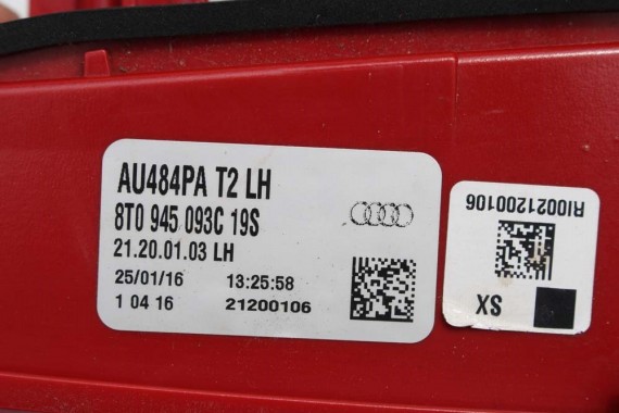 AUDI A5 SPORTBACK LAMPA TYŁ LAMPY TYLNE 8T8945095F 8T8945096F 8T0945093C 8T0945094C 8T8945095F 8T8945096F 8T0945093C 8T0945094C