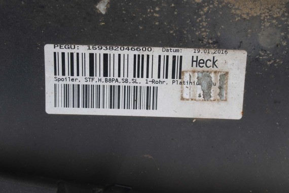 AUDI A5 SPORTBACK TYŁ ZDERZAK tylny + KLAPA BAGAŻNIKA 8T W1W1 LX5R S-LINE 8K0971104AF 8T8807067B 8T8807067C 8T8807511G 8T8827025