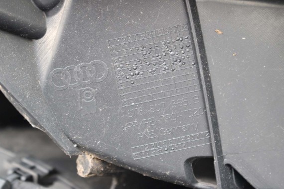 AUDI A5 SPORTBACK TYŁ ZDERZAK tylny + KLAPA BAGAŻNIKA 8T W1W1 LX5R 8K0971104AF 8T8807067 8T8807511D 8T8807521E 8T8827025 8T8