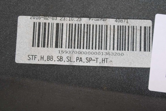 AUDI A5 SPORTBACK TYŁ ZDERZAK tylny + KLAPA BAGAŻNIKA 8T T9T9 LY9C S-LINE 8K0971104AF 8T8807067B 8T8807067C 8T8807511G 8T8827025