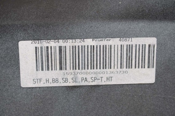 AUDI A5 SPORTBACK TYŁ ZDERZAK tylny + KLAPA BAGAŻNIKA 8T T9T9 LY9C S-LINE 8T8807521G 8T8807067B 8T8807067C 8T8807511G 8T8827025