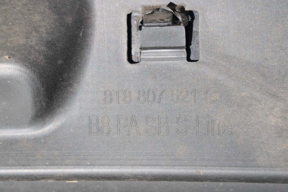 AUDI A5 SPORTBACK TYŁ ZDERZAK tylny + KLAPA BAGAŻNIKA 8T T9T9 LY9C S-LINE 8T8807521G 8T8807067B 8T8807067C 8T8807511G 8T8827025