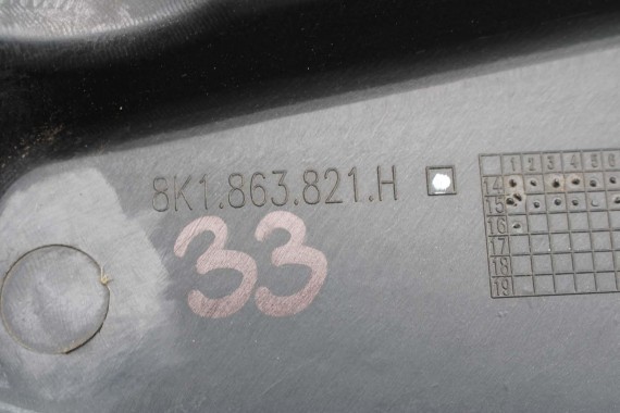 AUDI A4 A5 OSŁONA POD SILNIK SKRZYNI 8K1863821 8K1863821B SILNIKA 8K 8T 8K1863822S  8K1863822P FL LIFT 8K1 863 821 B 8K1 863 822