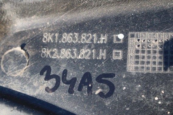 AUDI A4 A5 OSŁONA POD SILNIK SKRZYNI 8K1863821 8K1863821B SILNIKA 8K 8T 8K1863822S  8K1863822P FL LIFT 8K1 863 821 B 8K1 863 822