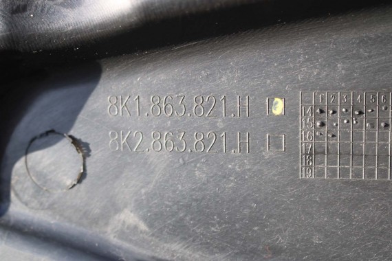 AUDI A4 A5 OSŁONA POD SILNIK SKRZYNI 8K1863821 8K1863821B SILNIKA 8K 8T 8K1863822S  8K1863822P FL LIFT 8K1 863 821 B 8K1 863 822