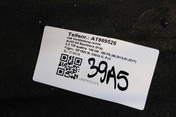 AUDI A4 A5 OSŁONA WYKŁADZINA PODWOZIA PODŁOGI 8K 8K0825207D 8T8825207B 8F0825207B 8K0825208H 8T8825208B 8F0825208D FL LIFT B9 8T