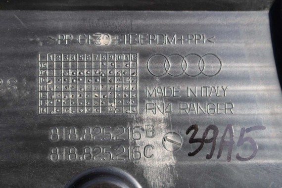 AUDI A5 OSŁONA WYKŁADZINA PODWOZIA 8T8825215B 8T8825216B PODŁOGI 8T8825216C LIFT 8T 8T8825216B 8T8825216C 8T8825215B 8T8825215B