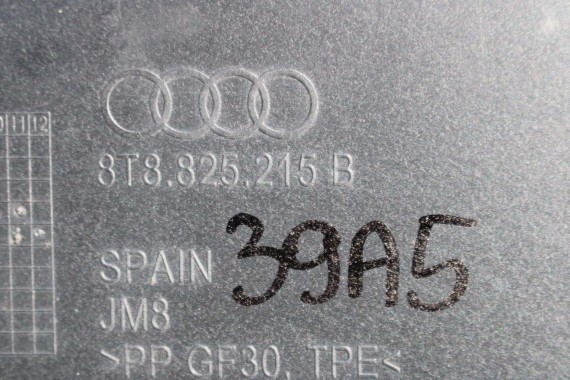 AUDI A5 OSŁONA WYKŁADZINA PODWOZIA 8T8825215B 8T8825216B PODŁOGI 8T8825216C LIFT 8T 8T8825216B 8T8825216C 8T8825215B 8T8825215B
